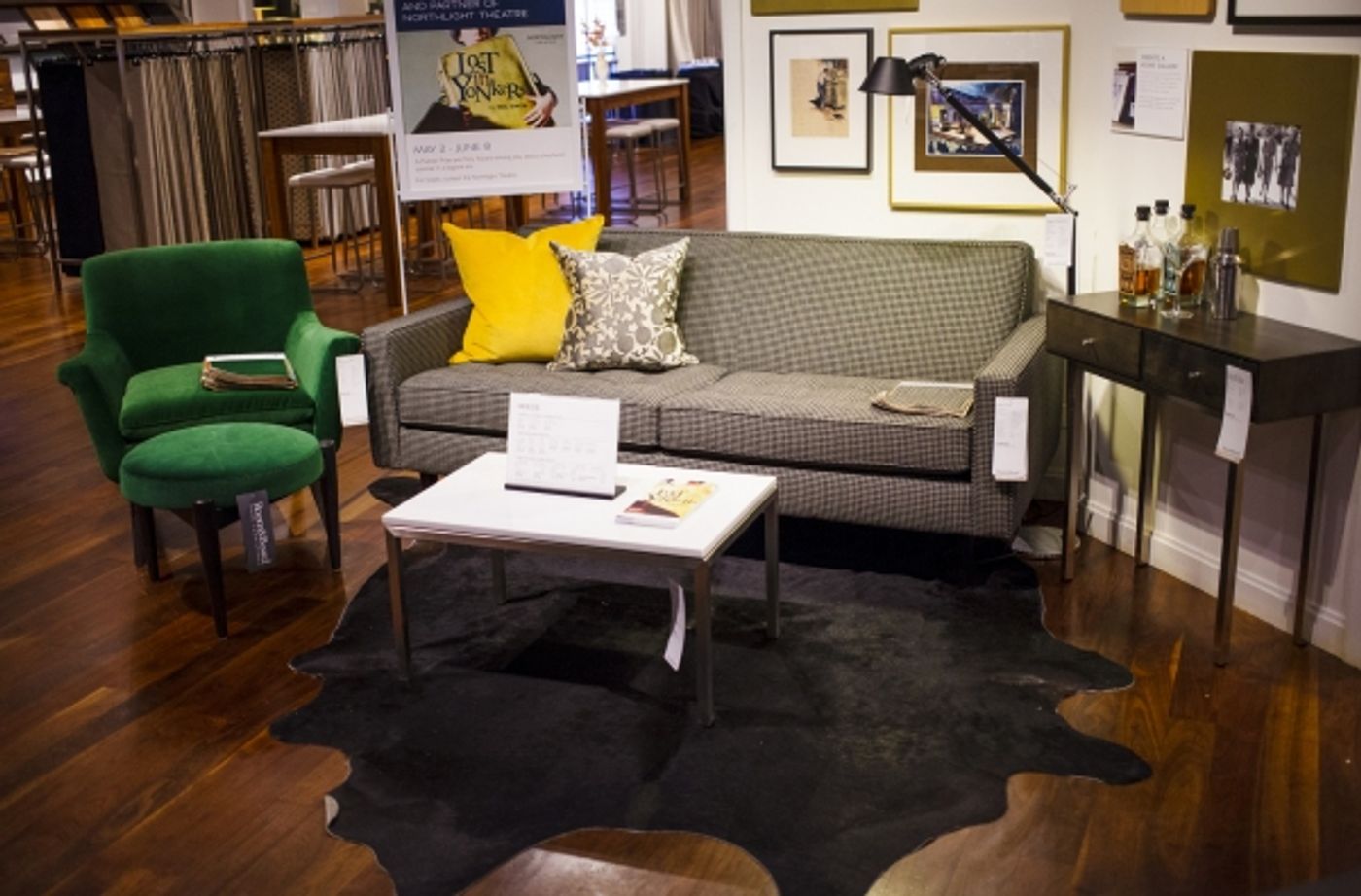 Photo Flash: First Look at Northlight Theatre's LOST IN YONKERS After Party at Room & Board's Showroom  Image