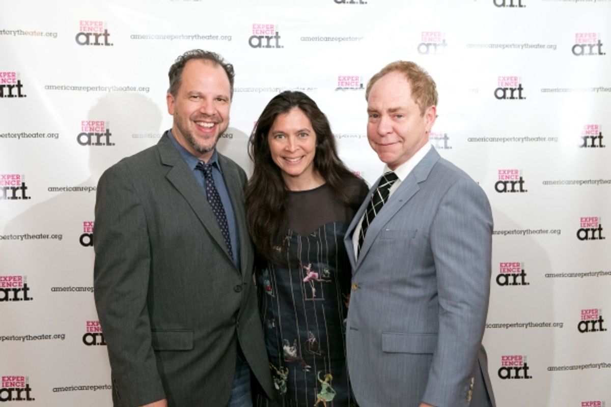Aaron Posner, Diane Paulus, and Teller at 