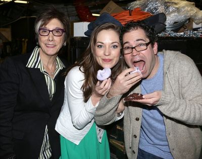 Robyn Goodman, Alumini Laura Osnes and Former musical director Andy Einhorn  Photo
