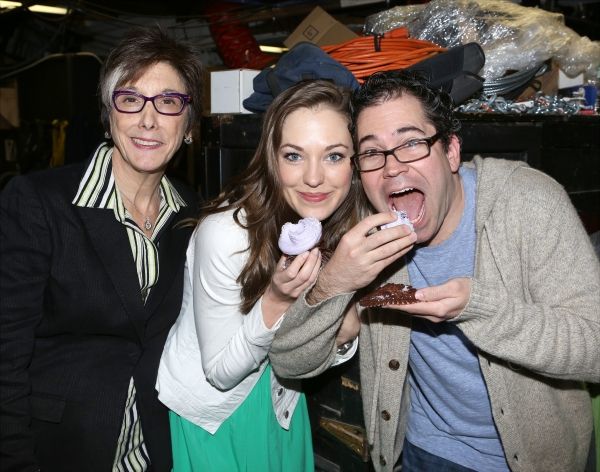 Robyn Goodman, Alumini Laura Osnes and Former musical director Andy Einhorn Photo