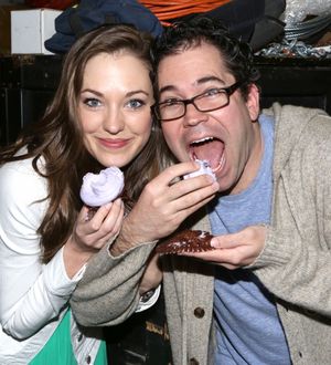 Alumini Laura Osnes and Former musical director Andy Einhorn @ BroadwayWorld Alumini Laura Osnes and Former musical director Andy Einhorn Photo