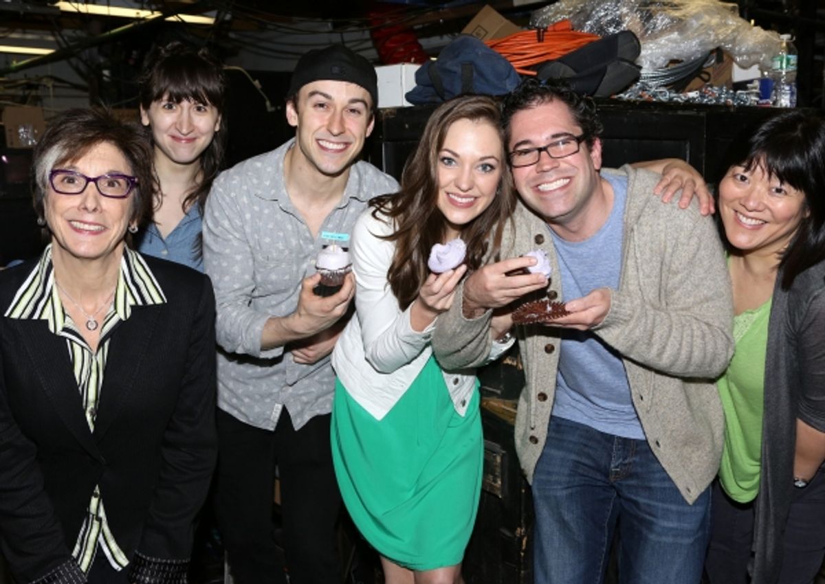 Robyn Goodman, Kendal Hartse, Cody Williams, Laura Osnes, Andy Einhorn and Ann Harada  at 