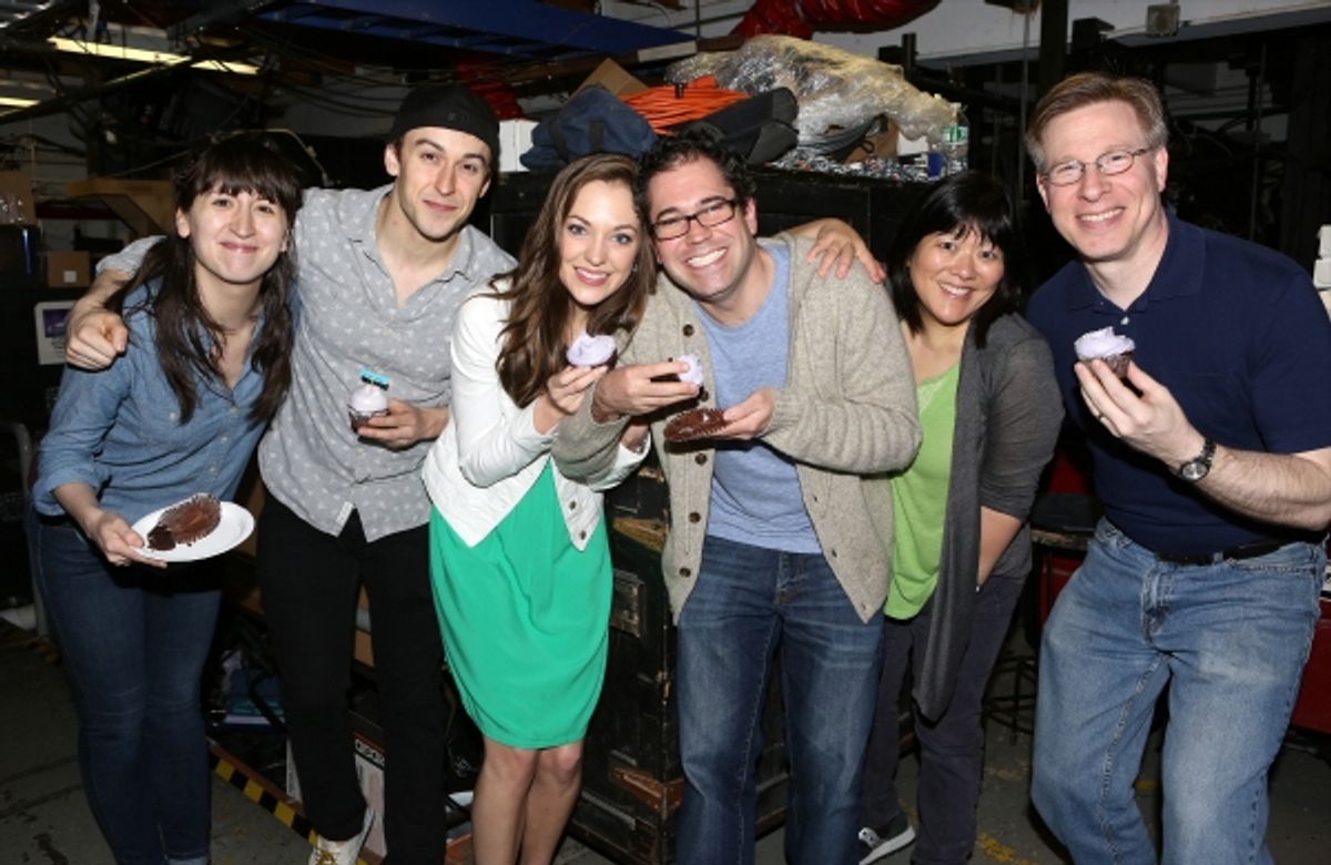 Kendal Hartse, Cody Williams, Laura Osnes, Andy Einhorn, Ann Harada and Ira Mont  at 