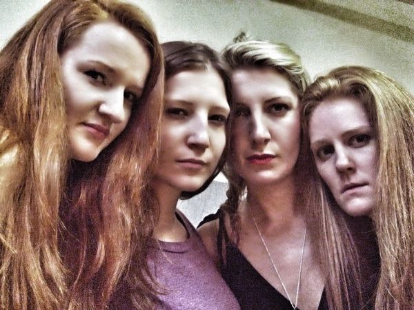 Jennifer Lynn Tune, Rachel Pfennigwerth, Ashley Lovell and Emilie Bienne  as Eva and  Photo