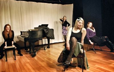 Emilie Bienne, Rachel Pfennigwerth, Ashley Lovell,  and Jennifer Lynn Tune as Eva and Photo