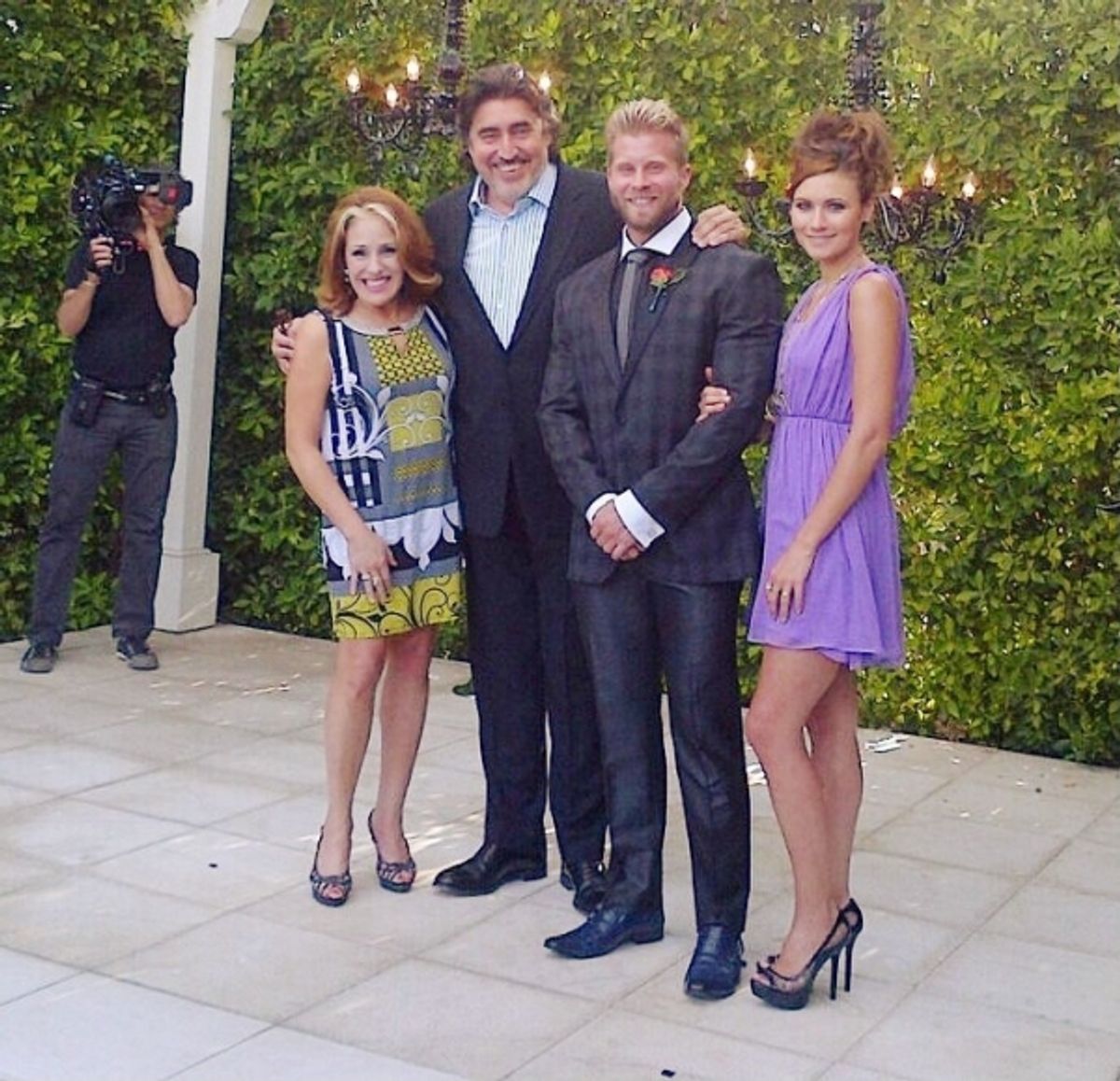 Celebrity fitness expert Craig Ramsay celebrated his wedding to celebrity hairstylist Brandon Liberati with former Fiddler on the Roof cast-mates Joy Hermalyn, Alfred Molina & Haviland Stillwell at the Riviera Palm Springs on May 11, 2014. at 
