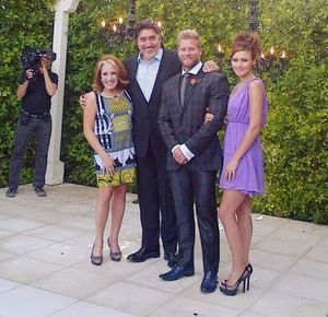 Celebrity fitness expert Craig Ramsay celebrated his wedding to celebrity hairstylist Brandon Liberati with former Fiddler on the Roof cast-mates Joy Hermalyn, Alfred Molina & Haviland Stillwell at the Riviera Palm Springs on May 11, 2014. @ BroadwayWorld Celebrity fitness expert Craig Ramsay celebrated his wedding to celebrity hairstylist Photo