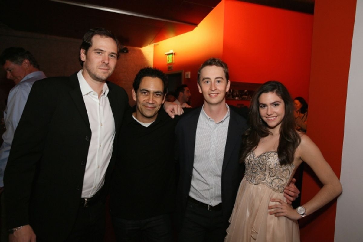 Cast members Malcolm Madera, JosÃ'Â© Zuniga, Stephen Ellis and Savannah Lathem at 