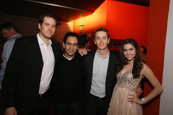 Cast members Malcolm Madera, JosÃƒÂ© Zuniga, Stephen Ellis and Savannah Lathem Photo