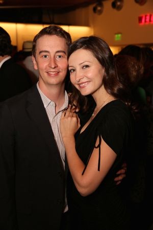 Cast members Stephen Ellis and Rebecca Larsen @ BroadwayWorld Cast members Stephen Ellis and Rebecca Larsen Photo