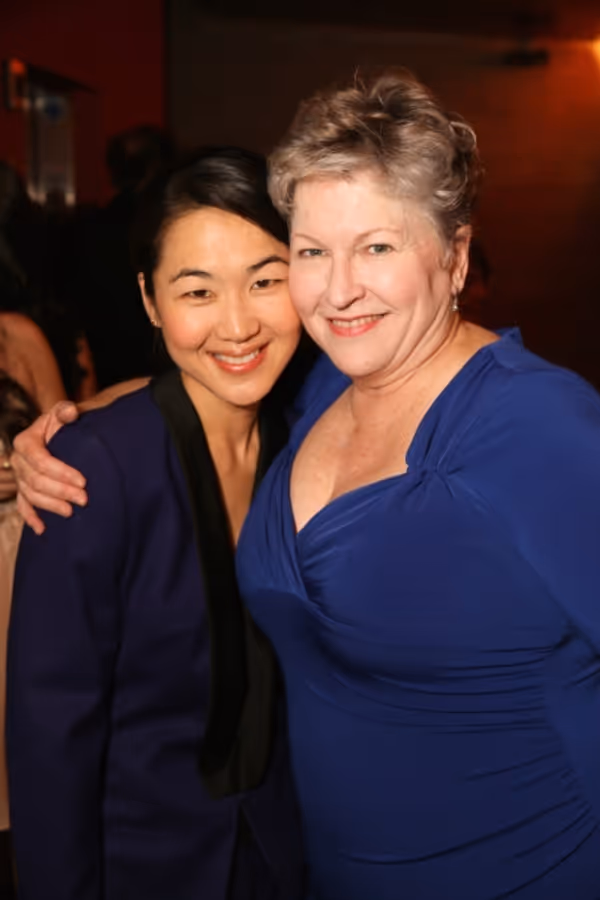 Cast members Jackie Chung and Alyson Reed Photo