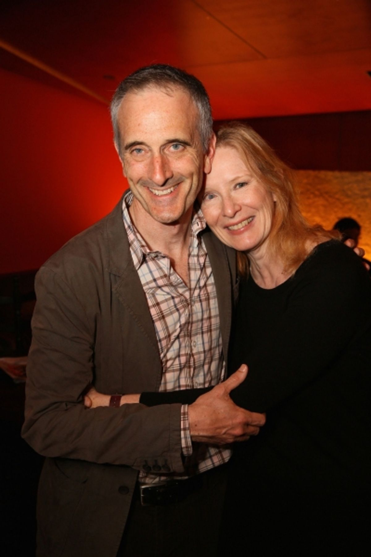 Director Neel Keller and actress Frances Conroy at 