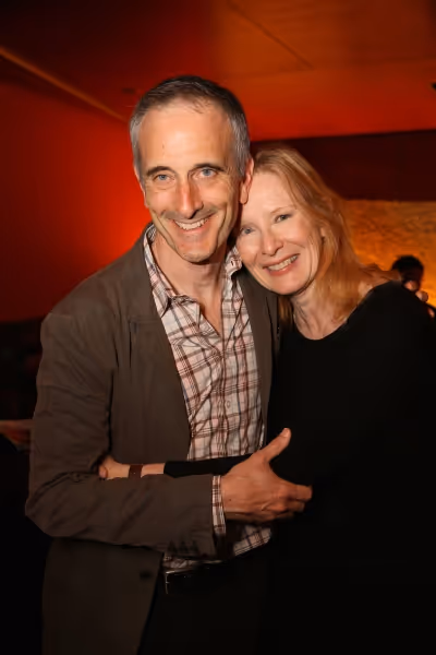 Director Neel Keller and actress Frances Conroy Photo