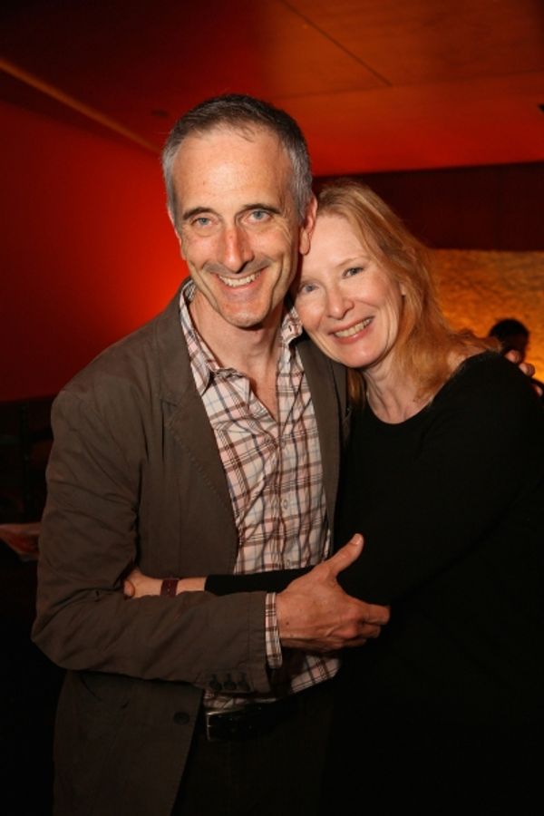 Director Neel Keller and actress Frances Conroy Photo