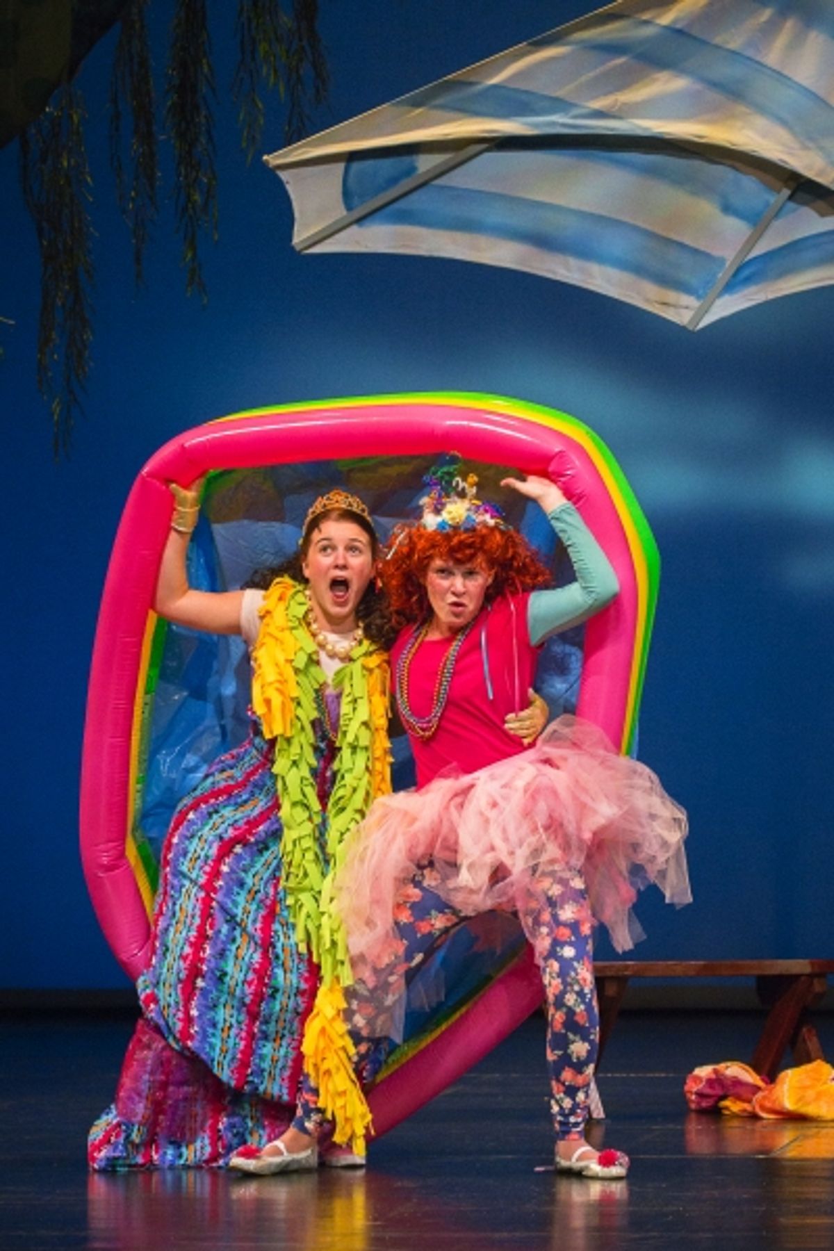 Bree (Haley Ward) and Nancy (Madison Wray) are upset that they didn''t get cast as mermaids in the school recital at 