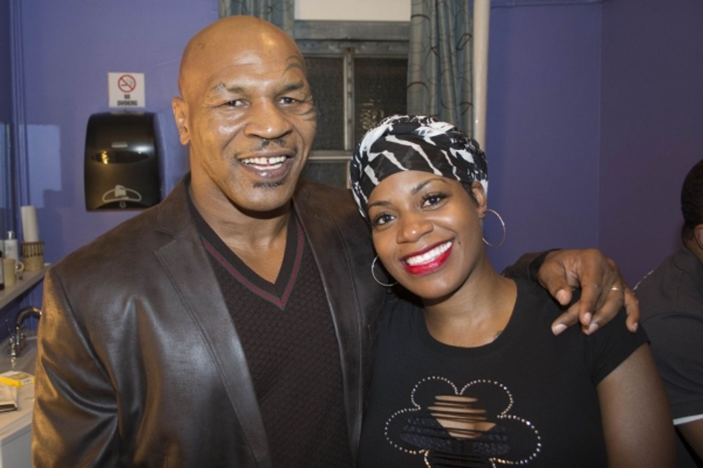 Photo Flash: Mike Tyson Stops by Broadway's AFTER MIDNIGHT  Image