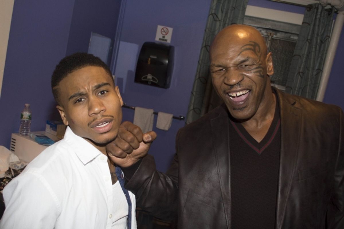 Mike Tyson and Virgil Gadson at 