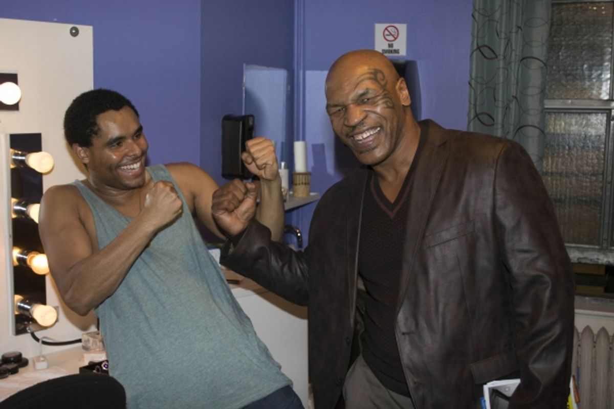 Phillip Attmore and Mike Tyson at 