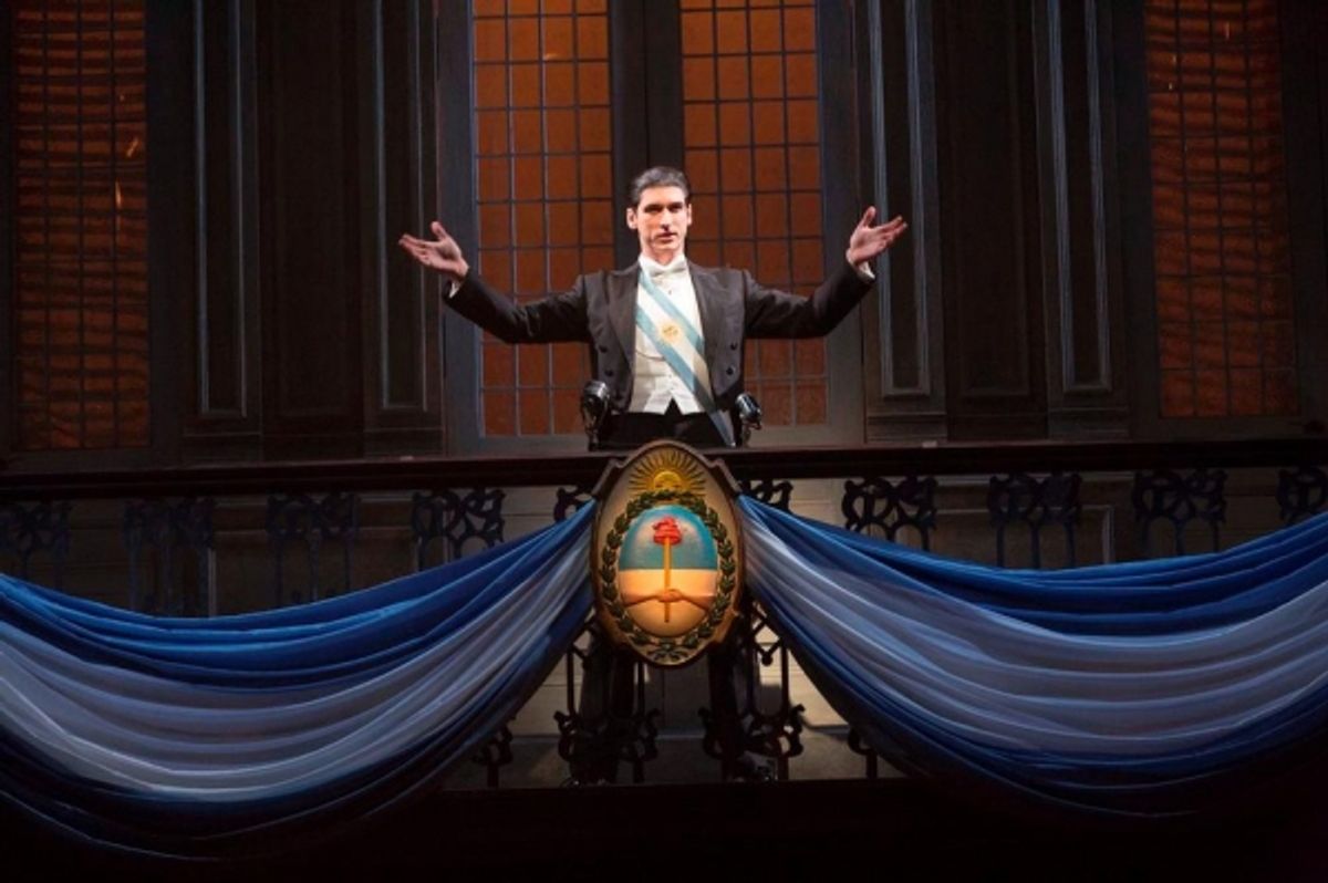 Sean Maclaughlin as Juan Peron at 