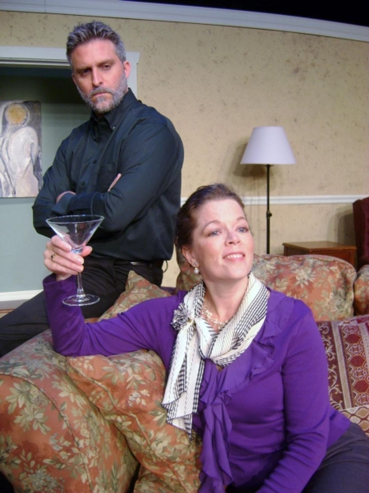 Scott Kelly Galbreath as Tobias with Tracy Hurd as Agnes at 