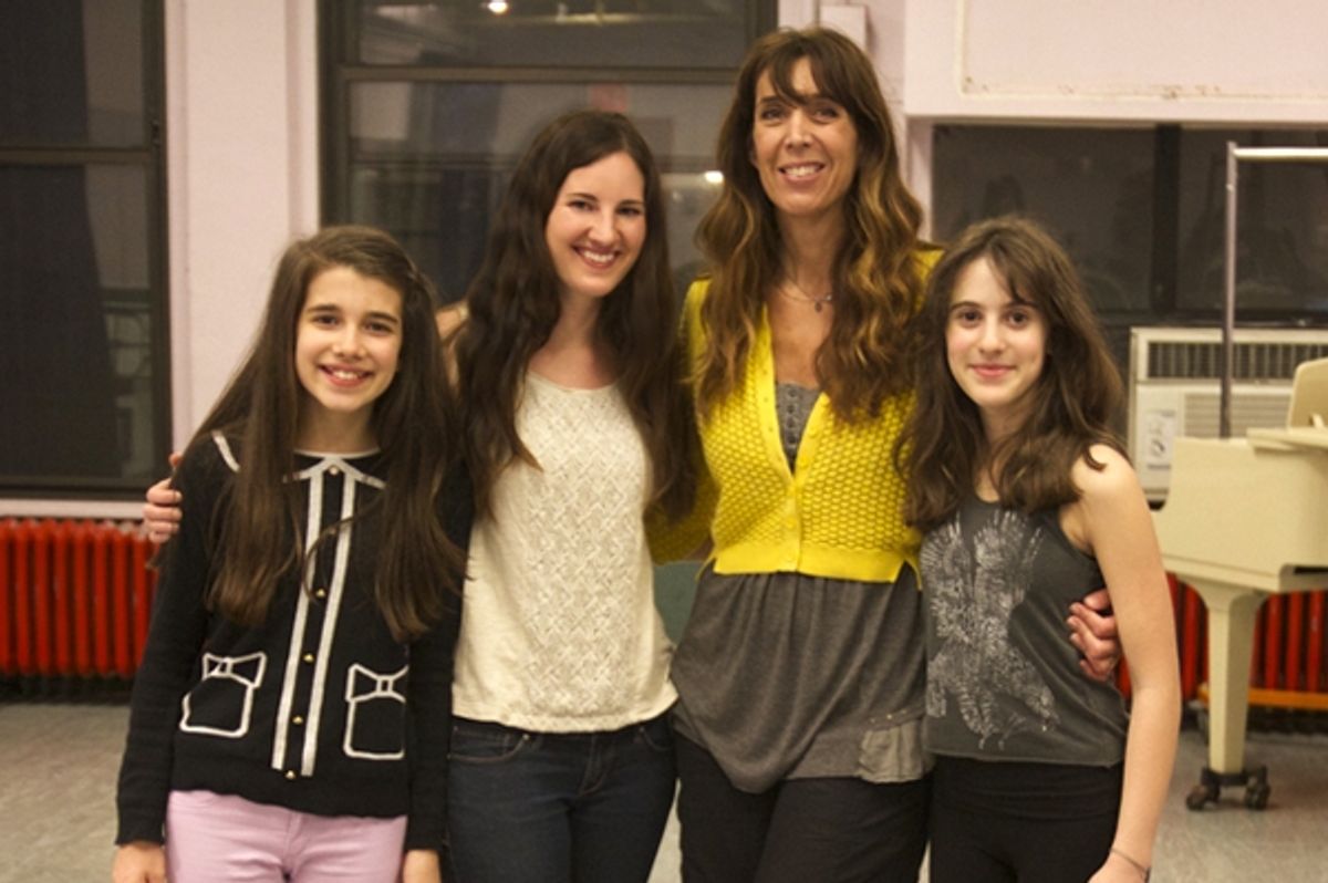 Director Laura Luc, with Mavis Simpson-Ernst, Kathi Troy and Maya Jade Frank at 