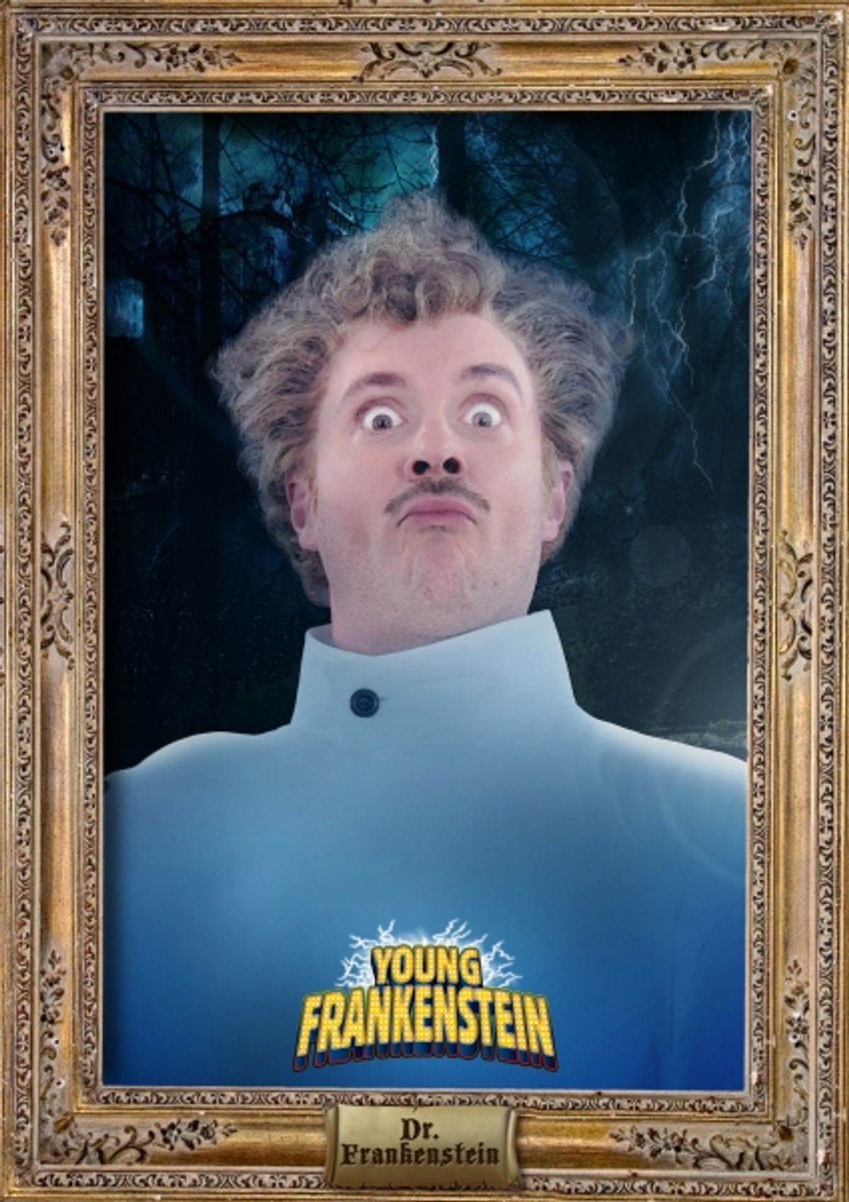 Kurtis W. Overby as Dr. Dr. Fredrick Frankenstein at 