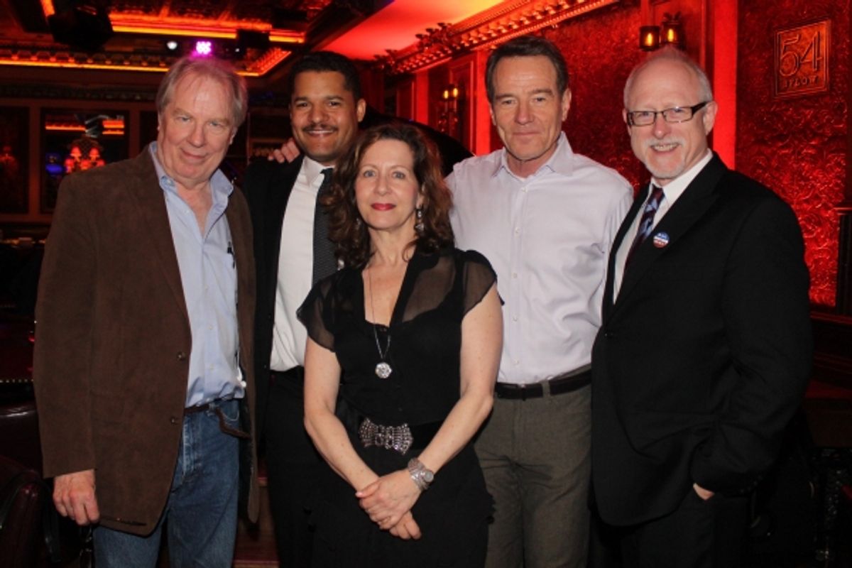 Michael McKean, Brandon J. Dirden, Betsy Aidem, Bryan Cranston and Robert Schenkkan at 