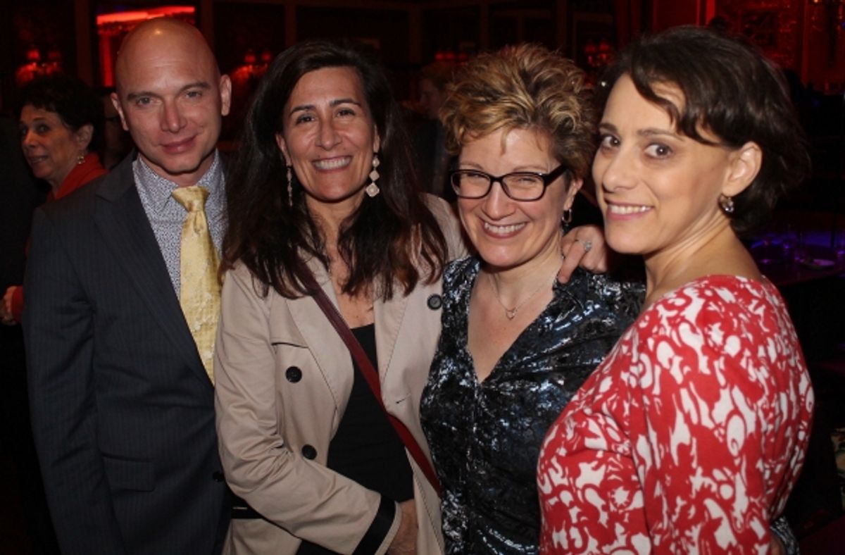Michael Cerveris, Jeanine Tesori, Lisa Kron and Judy Kuhn at 