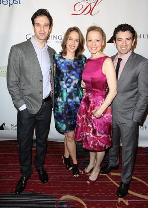 Jake Epstein, Jessie Mueller, Anika Larsen, and Jarrod Spector Photo