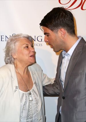 Tyne Daly and Zachary Quinto @ BroadwayWorld Tyne Daly and Zachary Quinto Photo