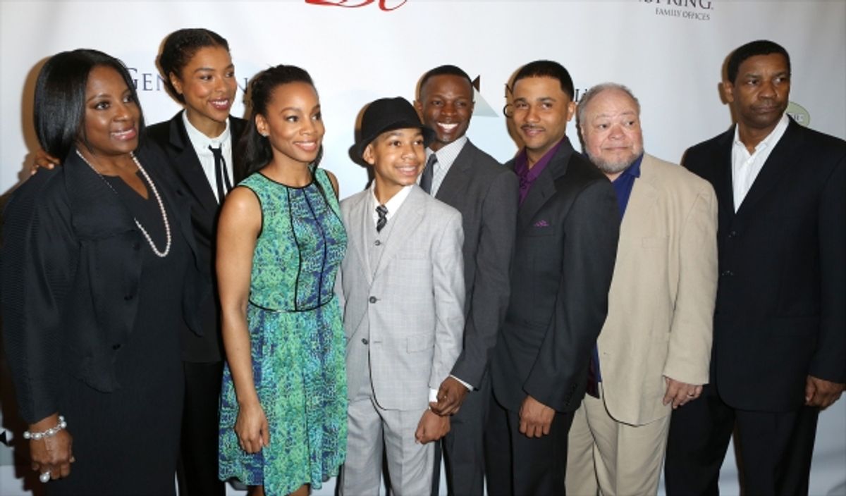 LaTanya Richardson, Sophie Okonedo, Anika Noni Rose, Bryce Clyde Jenkins, Sean Patrick Thomas, Jason Dirden, Stephen McKinley Henderson and Denzel Washington at 