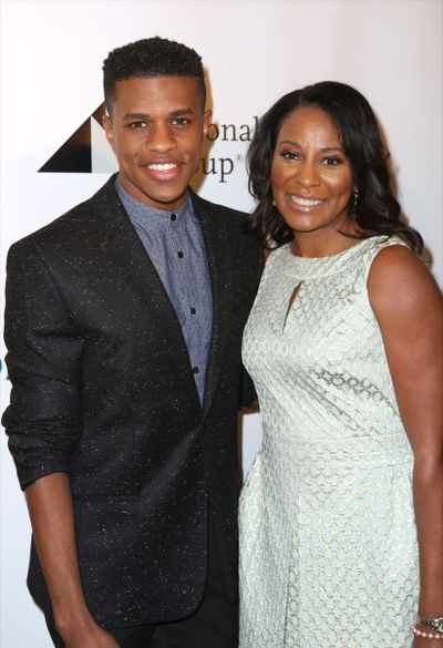 Jeremy Pope and mom  Photo