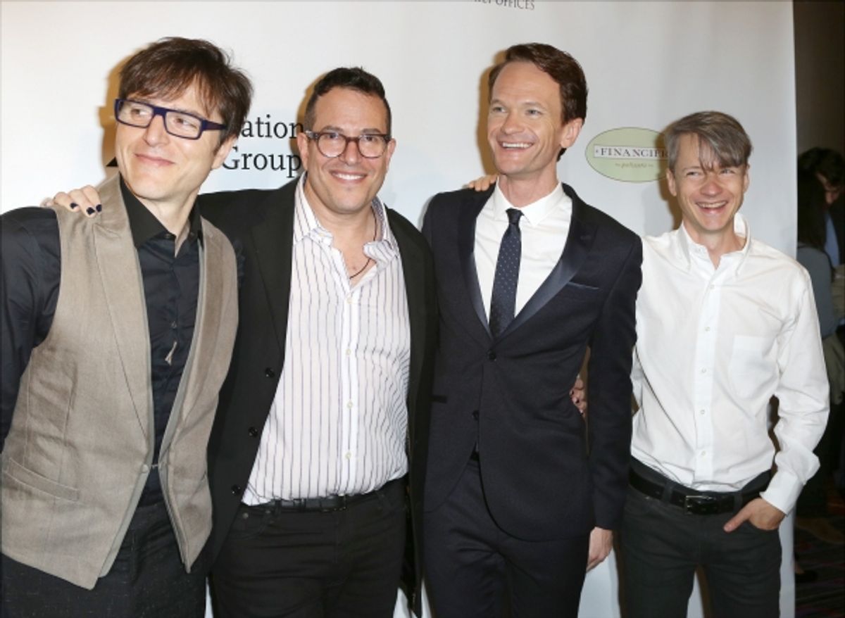 Stephen Trask, Michael Mayer, Neil Patrick Harris, and John Cameron Mitchell  at 