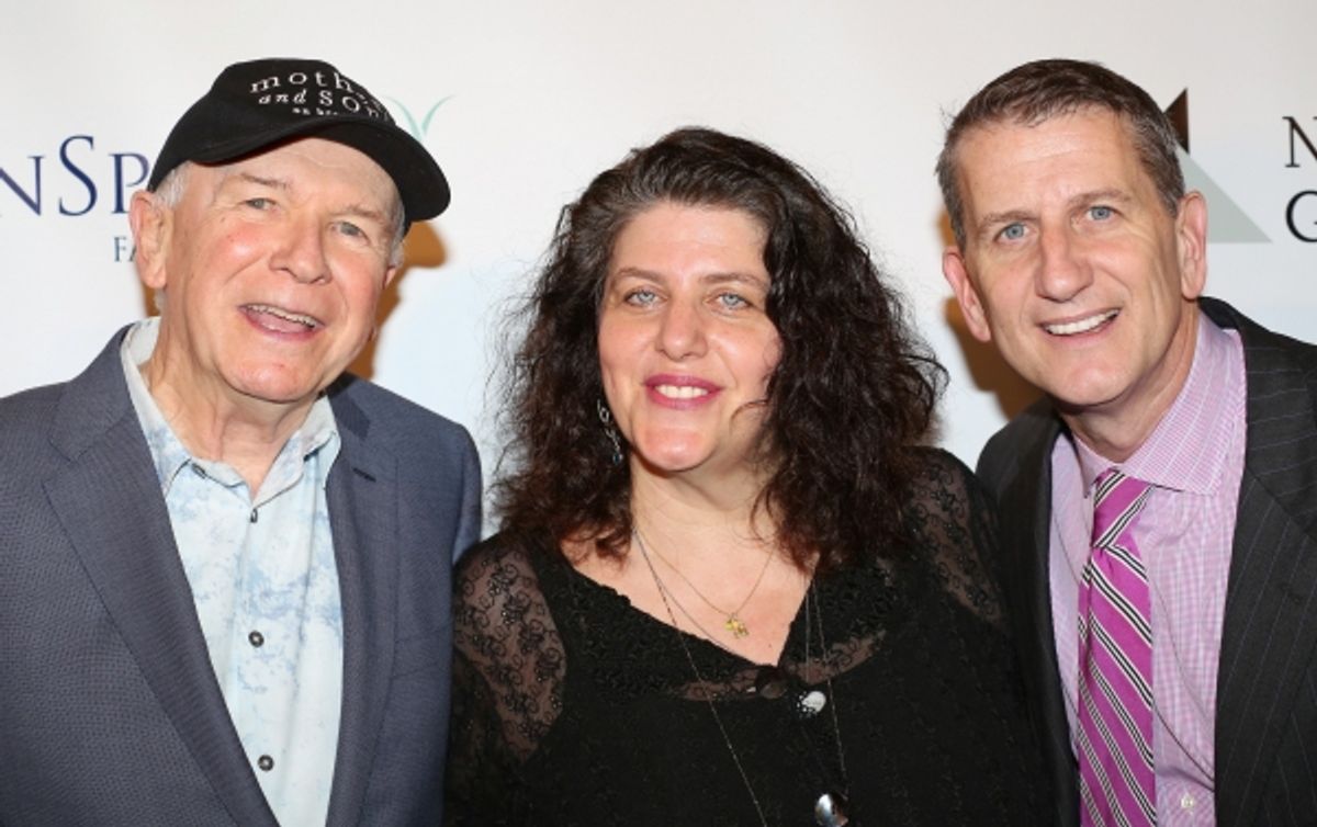 Terrence McNally, Sheryl Kaller and Tom Kirdahy  at 