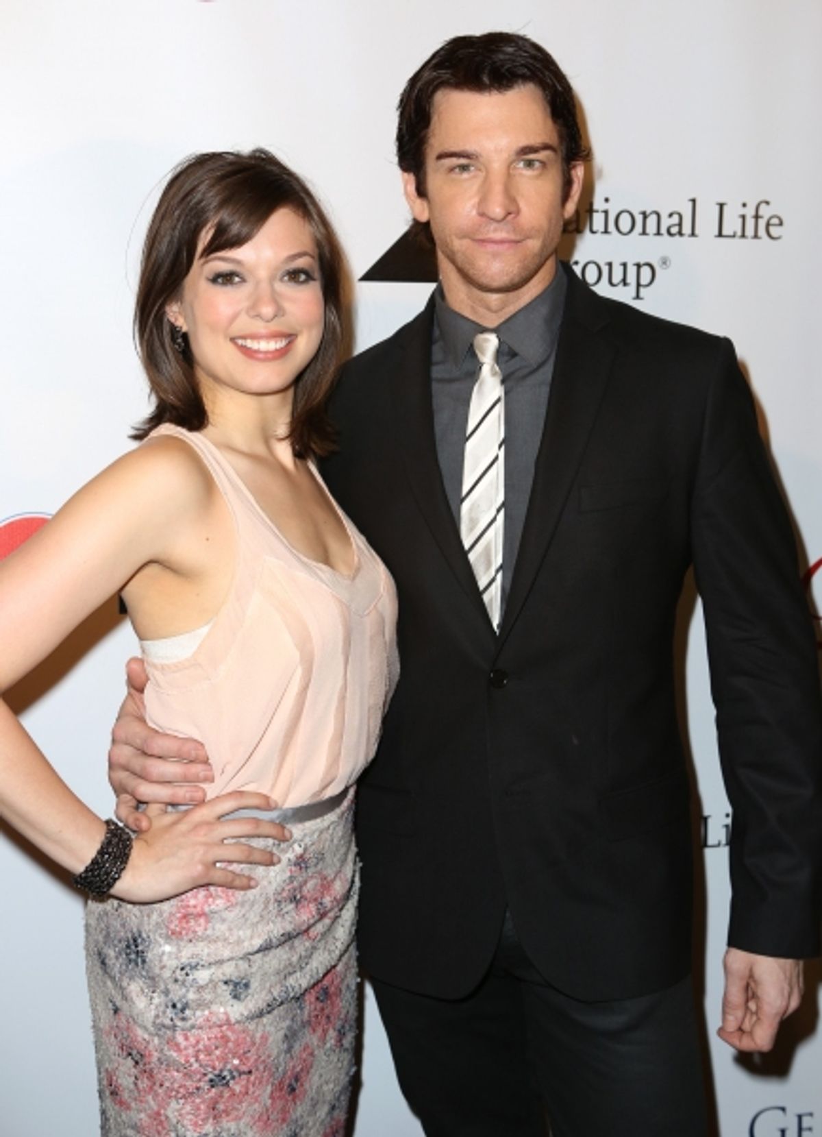 Margo Seibert and Andy Karl  at 