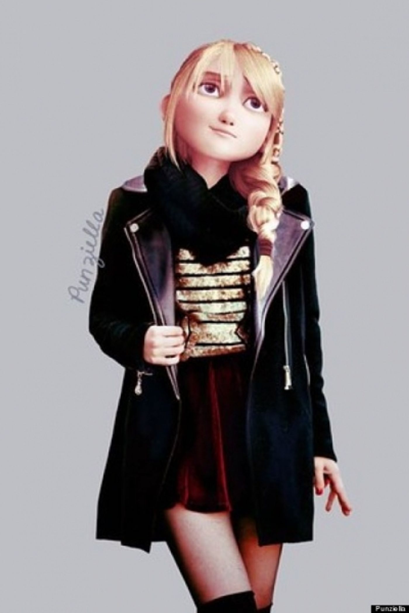 Photo Flash: Artist Imagines Animated Characters from FROZEN, TANGLED, BRAVE and More in Modern-Day Looks  Image