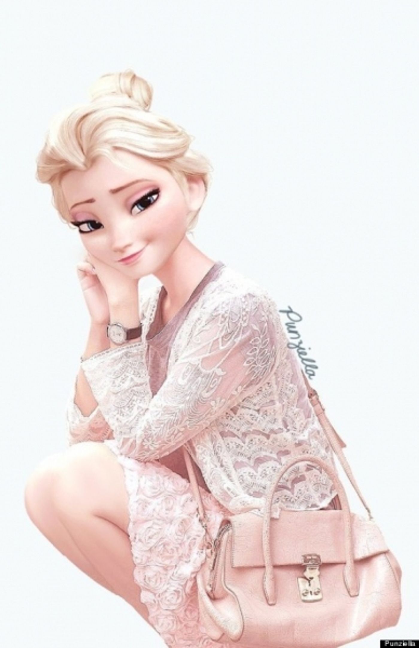 Photo Flash: Artist Imagines Animated Characters from FROZEN, TANGLED, BRAVE and More in Modern-Day Looks  Image