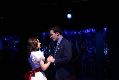 Tony and Maria meet for the first time: Lianne Gennaco as Maria and John Hannigan as  Photo