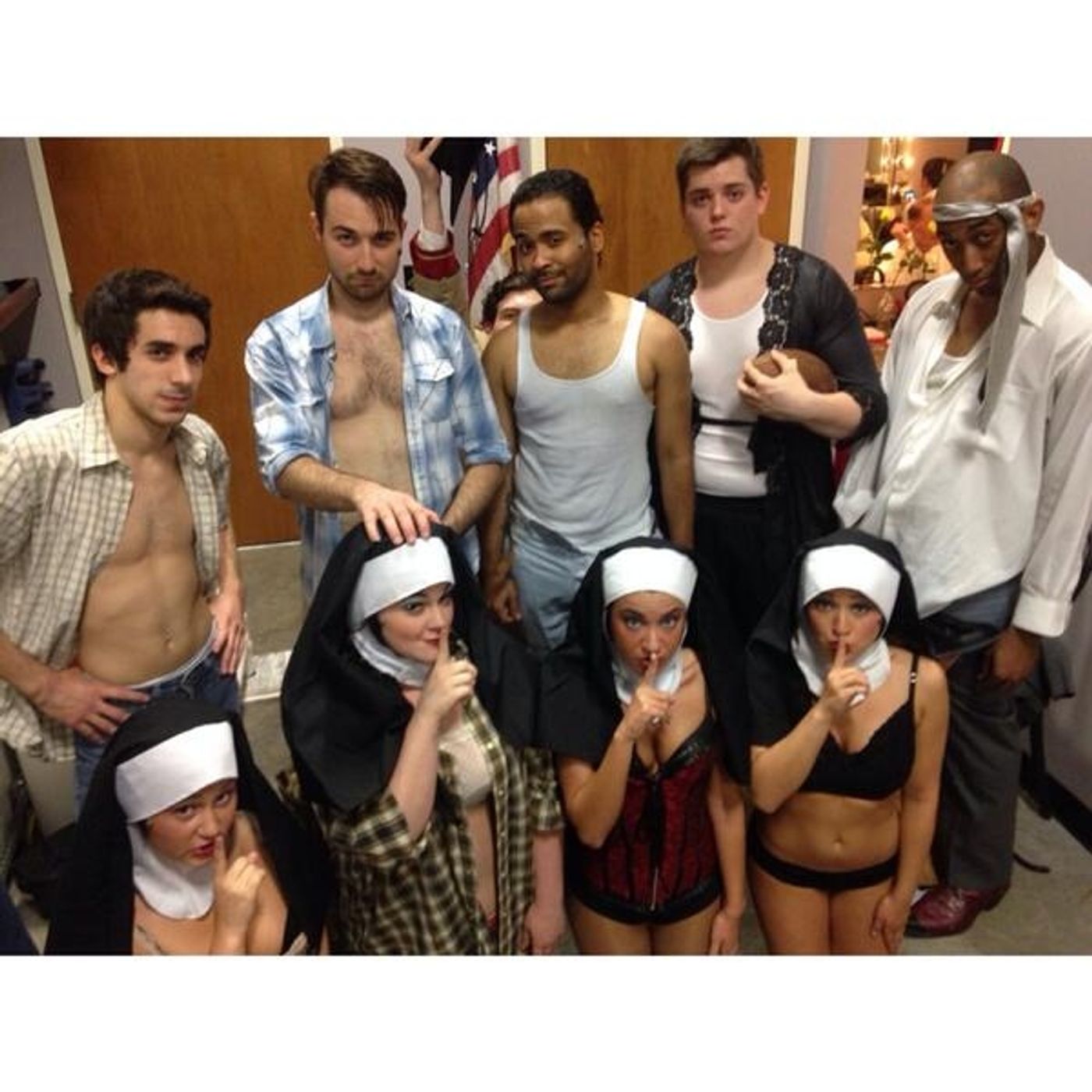 Photo Flash: Saturday Intermission Pics, 5/17 - Part 2 - IF/THEN's James Snyder & Anthony Rapp Rock, 'BRIDGES' Closes & More  Image