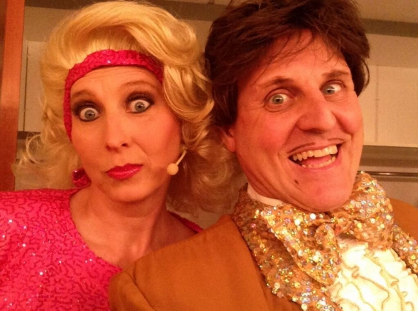 Photo Flash: Saturday Intermission Pics, 5/17 - Part 2 - IF/THEN's James Snyder & Anthony Rapp Rock, 'BRIDGES' Closes & More  Image