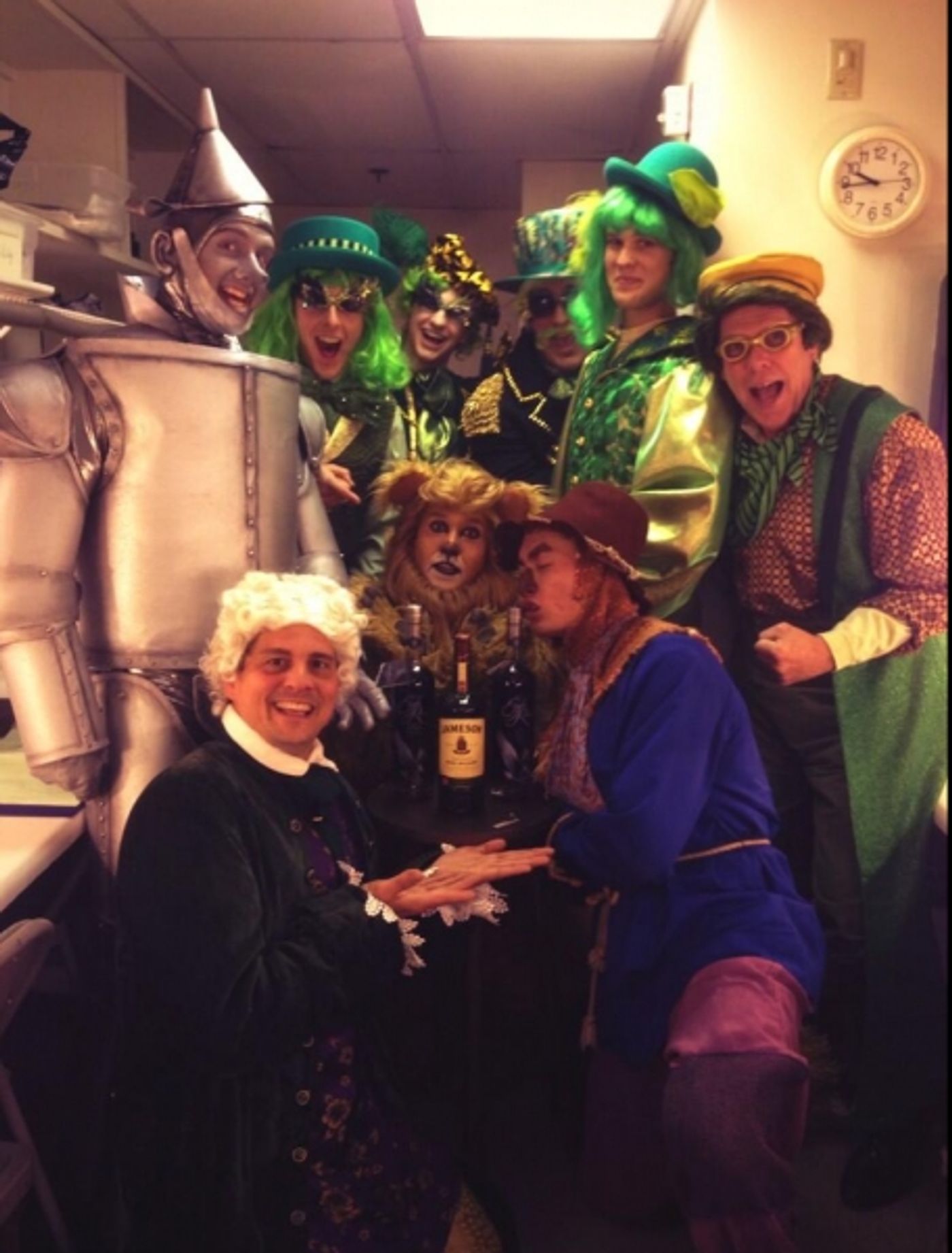 Photo Flash: Saturday Intermission Pics, 5/17 - Part 2 - IF/THEN's James Snyder & Anthony Rapp Rock, 'BRIDGES' Closes & More  Image