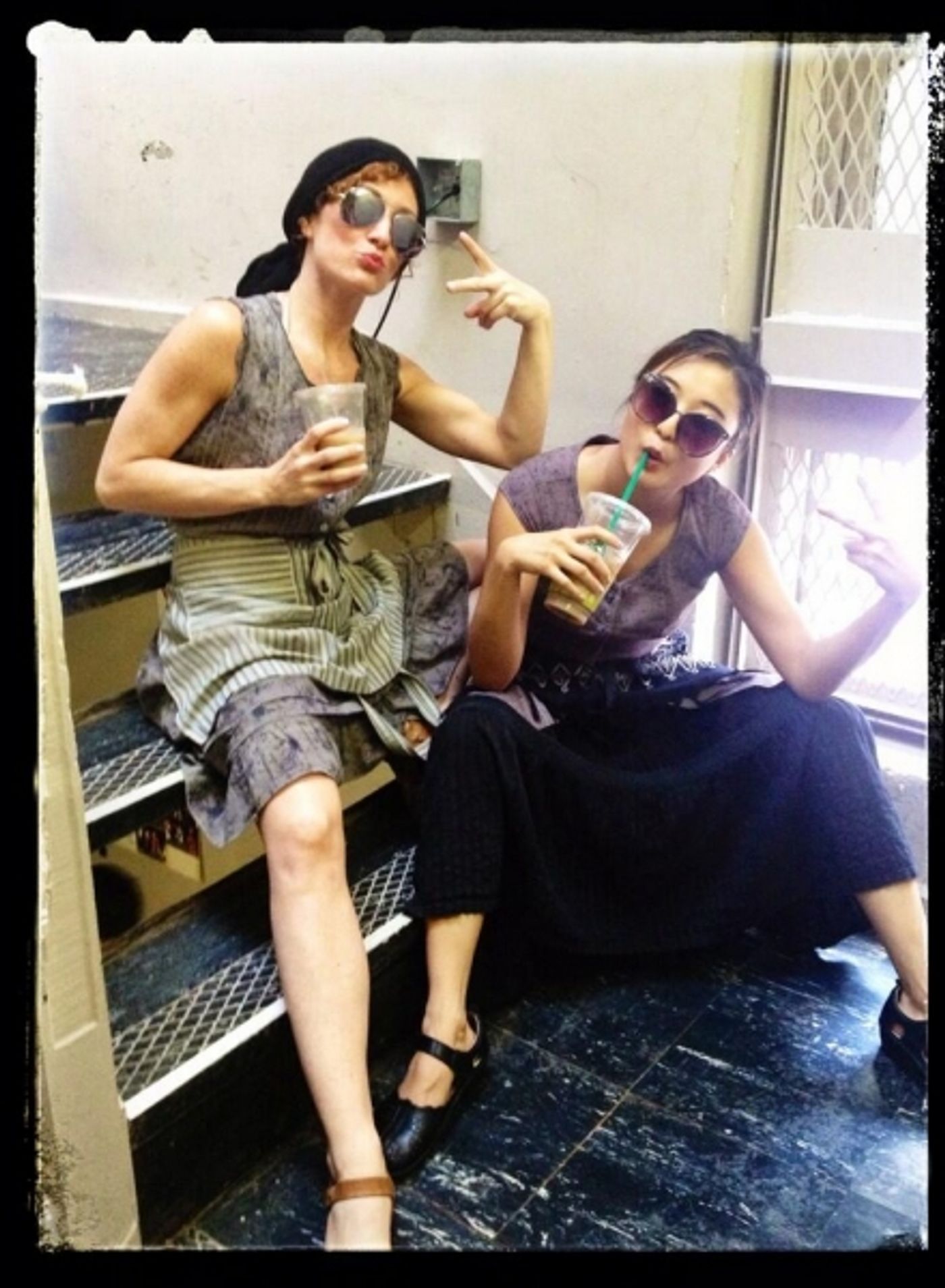 Photo Flash: Saturday Intermission Pics, 5/17 - Part 2 - IF/THEN's James Snyder & Anthony Rapp Rock, 'BRIDGES' Closes & More  Image