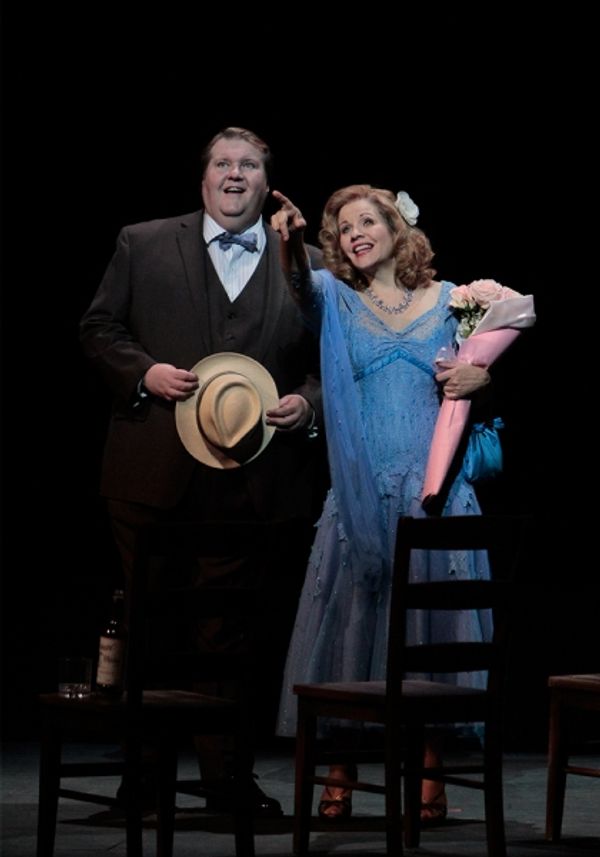 Anthony Dean Griffey as Mitch and Renee Fleming as Blanche Photo
