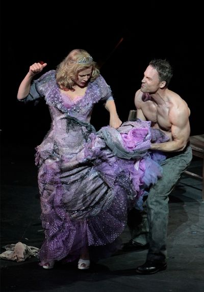 Renee Fleming as Blanche and Ryan McKinny as Stanley Photo