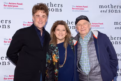 Sal Viviano, Liz Larsen, Terrence McNally Photo