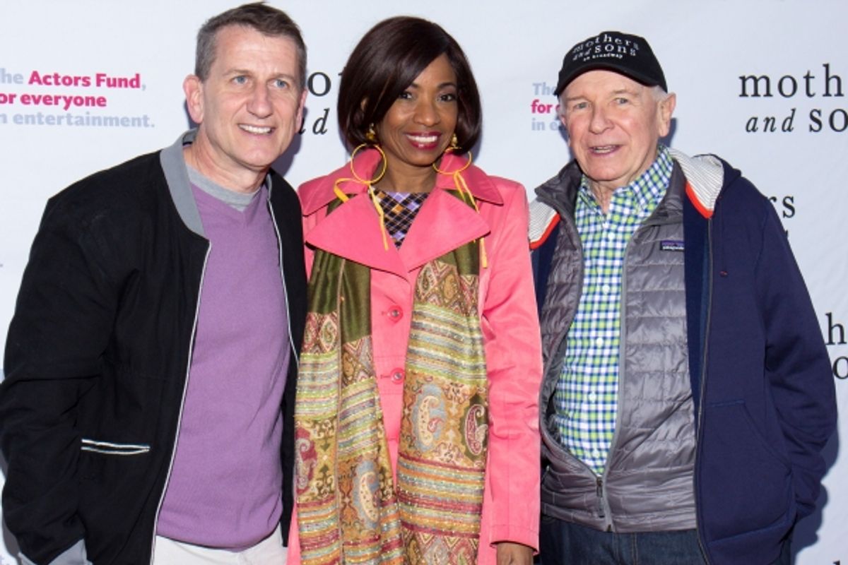 Tom Kirdahy, Adriane Lenox, Terrence McNally at 
