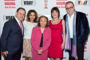 Federico Gonzalez Compean, Daphne Rubin-Vega, Miriam Colon, Eve Ensler, Morris Gilber Photo