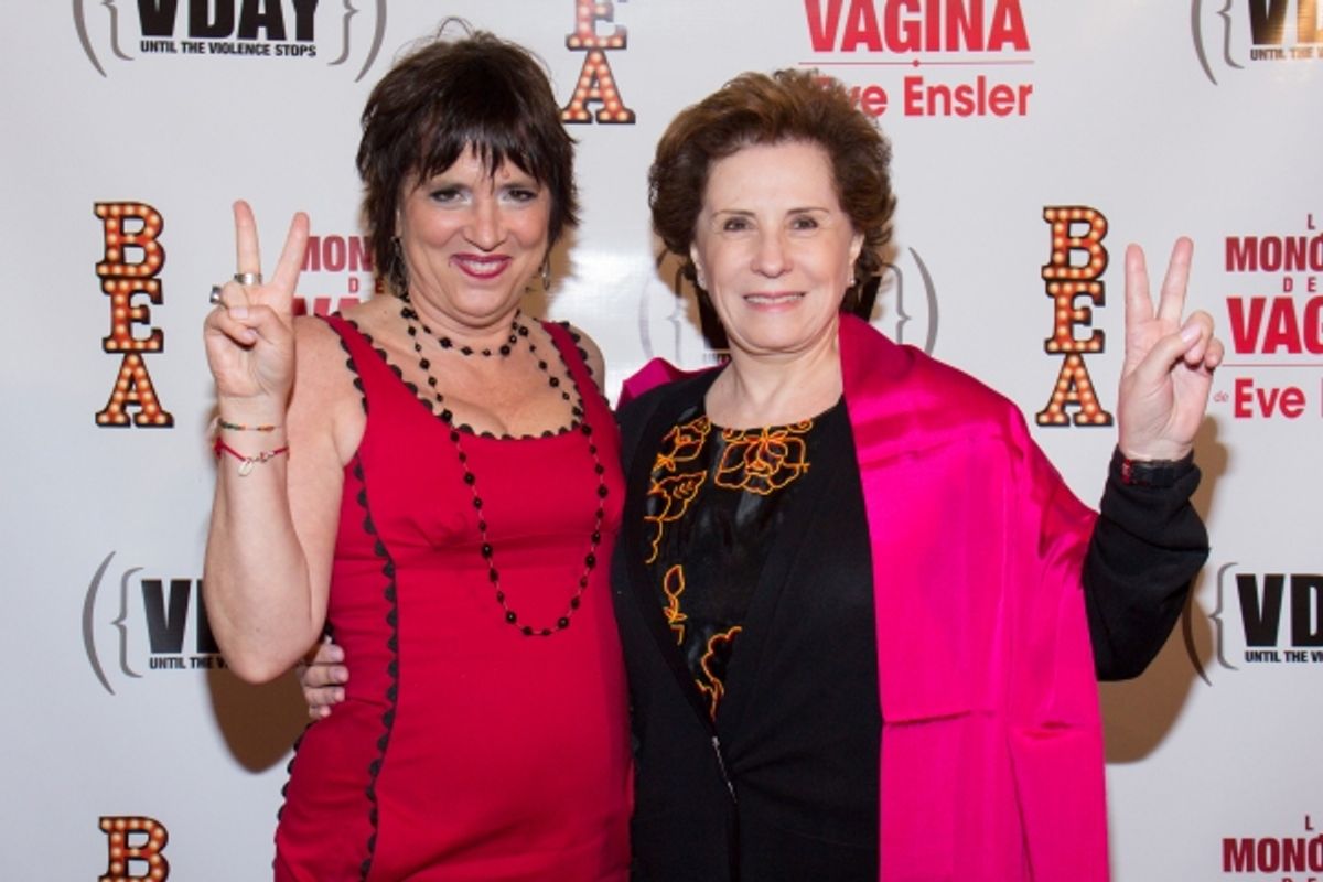 Eve Ensler, Ambassador Sandra Fuentes at 