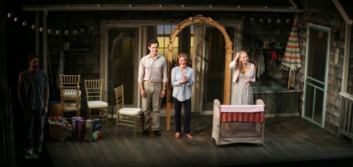 Ken Barnett, Matt Dellapina, Linda Lavin and Jennifer Westfeldt  at 