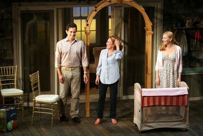 Matt Dellapina, Linda Lavin and Jennifer Westfeldt  Photo